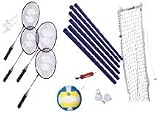 Deluxe Badminton/Volleyball Set