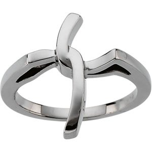 14K Yellow RING Religious Cross Ring
