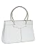 Tods White Leather Large Tote Handbag