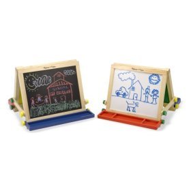 Childrens Toyshop  Toys : Melissa and Doug Double Sided Tabletop Art Easel