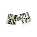 Silver & Gold Stainless Steel Cufflinks