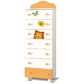 Azur Savana Line Lion Tall Chest of Drawers from Chests