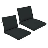 Strathwood Falkner Lounge Deep Seat Arm Chair Cushions, Set of 2, Black 31GUBCTTHXL. SL160 Strathwood Falkner Lounge Deep Seat Arm Chair Cushions, Set of 2, Black