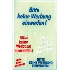 AVERY Zweckform Hinweisetiketten "Bitte keine Werbung VE=