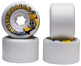 Sector 9 Butterballs Slide Formula 70MM 80A Longboard Wheels Set of 4 With Bearings and Sticker Pack