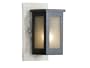 Kenroy Home 70013WHSL Icefield Small Wall Lantern with 7-Inch Extension