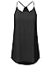 JJ Perfection Women's Solid Racerback Camisole Tank Top With Back Keyhole