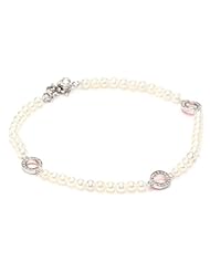 Ivanka Trump "Downtown Signature" Pearl Bracelet with 3 Diamond Ovals