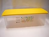 Tupperware Fridgesmart 19.25c Large Veggie Container Yellow Seal
