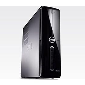 Dell Studio Slim Desktop Pc, Intel Core 2 Quad processor Q8200 2.33GHz (4MB L2, 1333FSB), 8GB DDR2 SDRAM, 1TB SATA Hard Drive (7200 RPM), 16x DVD +/- RW W/dbl Layer Write Capability, Intel GMA X4500hd Graphics Card, Windows Vista Home Premium 64-bit