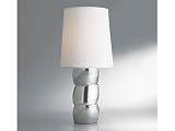Nambe Libra Accent Lamp, 13-1/2-Inch High, Alloy Mirror Polish