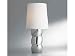 Nambe Libra Accent Lamp, 13-1/2-Inch High, Alloy Mirror Polish