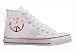 Converse Chuck Taylor All Star Optical White High Top Peace Sign m7650newpeace