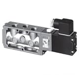 CKD 5ポート弁セレックスバルブ 4Fシリーズパイロット式 幅×奥行×高さ:122×24×44mm （4F110-08-DC24V）