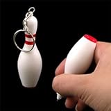Light Up Bowling Pin Pen Keychain