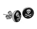 Skull Logo Earrings - 6mm - Sold as a Pair