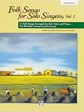 Folk Songs for Solo Singers - Medium High Voice - Vol. 1