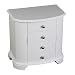 "Kaitlyn" Mele & Co. Upright Musical Jewelry Box in White