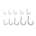 TINKSKY A Box of 500pcs 10 Different Sizes Fishing Hooks Fish Hooks Fishhooks