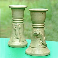 Hide and seek candleholders (pair)