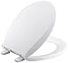 KOHLER K-4689-0 Cachet with Quick-Release Hinges Round-front Toilet Seat, White
