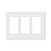 All Products : Leviton 3-Gang Decora Plus Wallplate Screwless Snap-On Mount
