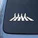 The Beatles - Abbey Road - Car, Truck, Notebook, Vinyl Decal Sticker #2469 | Vinyl Color: White
