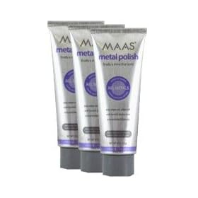 MAAS Metal Polish 4 oz (113g) creme - 3 pack