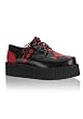 Men'S 2 Inch Platform Argyle Vegetarian Creeper Shoe