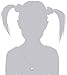Hello Kitty Girls' Silver-Plated Crystal Heart-Pendant Necklace, 18