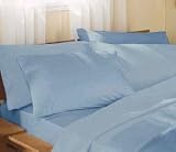 Kitchen & Housewares : Supersoft Powder Blue Housewife (Standard) Pillowcase Pair