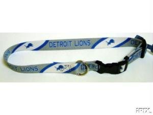 New! Large Detroit Lions Dog Collar