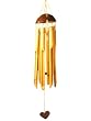 Handmade Natural Bamboo & Coconut Wind Chime (Thailand)