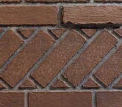 Ceramic Fiber Liner for 36 inch Luxury Fireplaces - Banded Brick