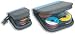 CCS26338 CD/DVD Wallet,Sleeves Incl,11-1/2x4-1/2x11-3/4,Blue/Black