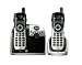 Electronics : Thomson 25861GE3 5.8GHz Dual Handset Cordless Phone with Answering System Caller ID (Black/Silver)