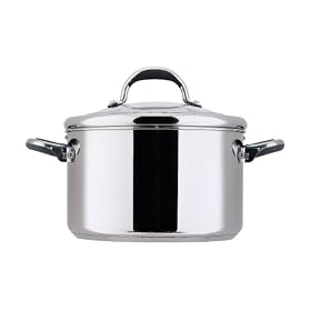 Meyer Select Stainless Steel Stockpot, 24 cm, 6.2 Litre