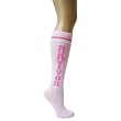 Pink Ribbon Breast Cancer Awareness Relay for Life Knee Socks Great for Fundraising Walk Survivor
