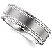 Mens Womens Comfort Fit Dura Tungsten Grooved Band with Satin Center 8.3mm Size 8, 8.5, 9, 9.5, 10, 10.5, 11, 11.5, 12, 12.5