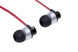 NuForce NE-600M High Efficient Earphones with Excellent Bass and Layered Sound Stage with Microphone (Red)