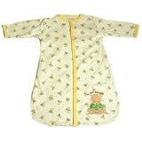 Rene Rofe Neutral Baby Interlock Sleep Bag with Bear Print, Size 0 - 3 Months