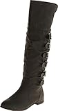 Michael Antonio Women's Burnett Manual Riding Boot,Black,8.5 M US