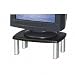 3M Monitor Stand for CRT & LCD - Up to 80lb - Up to 21" CRT - Silver, Black
