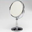 Swissco Chrome Standing 10X to 1X Mirror, 6" Dia.