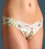 Butterflies Yellow Roses Low Rise Thong (78110Yr)