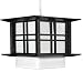 Quality Discount Bargain Lighting - 10 Akida Japanese Wood & Rice Paper Hanging Lantern / Lamp