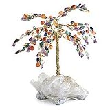 Gemstone tree, 'Crystal Carnival' (large) 7.9" W x 7.9" H x 7.9" D