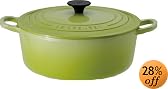 Le Creuset ココット・オーバル 27cm フルーツグリーン 2502-27-71