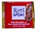 Ritter Sport Milk Chocolate with Rum, Raisins, and Hazelnuts 100g