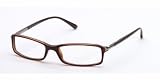 PRADA VPR 17G 70I-1O1 BROWN PLASTIC EYEGLASSES